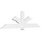 Ekena Millwork Redmond Architectural Grade PVC Gable Bracket, 84"W x 24 1/2"H x 2"D x 6"F, 7/12 Pitch GBP084X25X0206RED00 - alternate 1